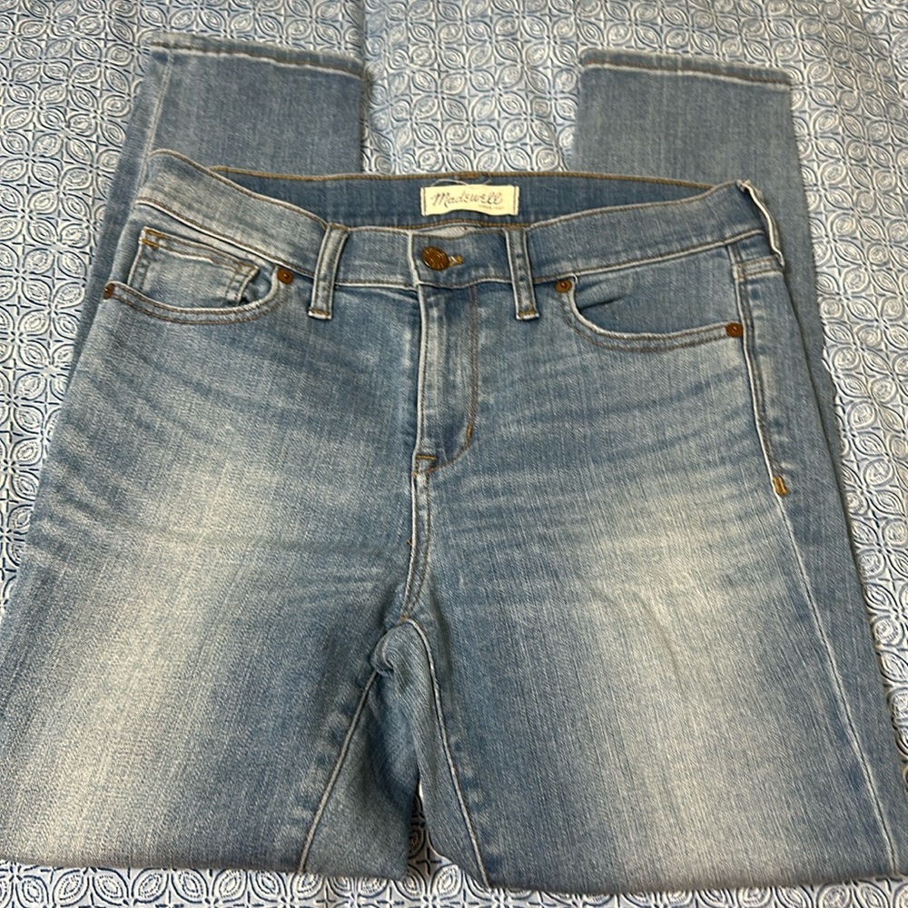 Madewell High Rise Women Jeans in Light Blue